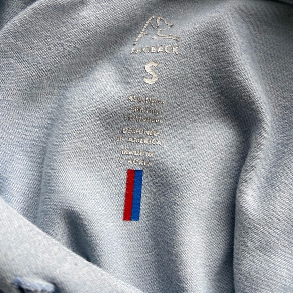 Rhoback Tempo Performance Hoodie Small Women’s Light Blue Athletic Sweatshirt - Picture 6 of 10